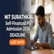 NIT Surathkal Self-Financed PG Admission 2026 Last Date May 25; Interview June 22-24
